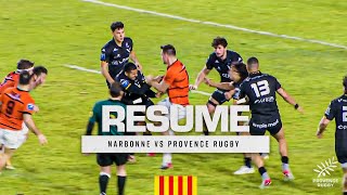 Narbonne  Provence Rugby  le résumé vidéo [upl. by Rhpotsirhc]