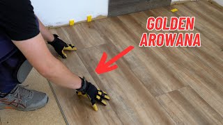 The Right Way To Install Golden Arowana HDPC Vinyl Wide Plank from Costco [upl. by Etnuad]