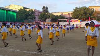 Wing of Passion Air Hostess Dance on Annual Sports Day 2019 [upl. by Atekahs]