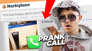 MENSEN IRRITEREN OP MARKTPLAATS 10 PRANKCALL  Djallas [upl. by Aifos206]