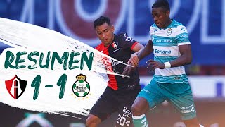 Resumen  Atlas 1  1 Santos Laguna  Liga MX  Guard1anes 2021  Jornada 5 [upl. by Korns508]