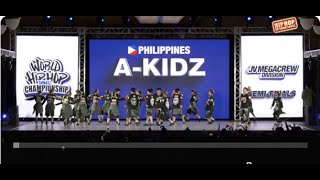 AKidz  Philippines  JV MegaCrew Division  2024 World Hip Hop Dance Championship Semifinals [upl. by Barron]