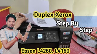 Epson L4260 Duplex Printing Kaise Kare  Epson L4260 Duplex Xerox Kaise Kare [upl. by Bonnee]