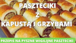 Paszteciki z kapustą i grzybami Przepis na pyszne wigilijne paszteciki [upl. by Pail]