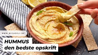 Hummus – Tricks til den bedste opskrift på blød og cremet hummus [upl. by Yelraf]