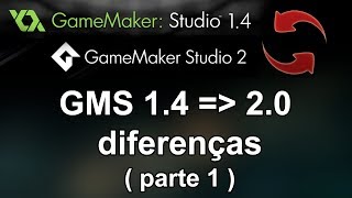 GameMaker Studio 14 e 20  diferenças parte1 [upl. by Allez]