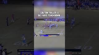 Colton Fuller’s 50 yard touchdown highschoolfootball collegesports touchdown [upl. by Kall617]