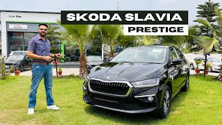 2024 Skoda Slavia Prestige Variant Walkaround  Car Quest [upl. by Neelat]