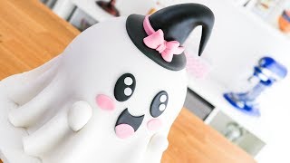 Torta  Pastel Piñata de Fantasmita Kawaii para Halloween 👻 Tan Dulce [upl. by Halehs718]