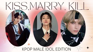 KISS MARRY KILL  Male Idol Version HARD HARD [upl. by Rodl771]