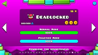 Geometry Dash  Deadlocked All Coins [upl. by Hnil183]