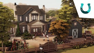 Small family ranch  The Sims 4 Horse ranch [upl. by Ainej909]