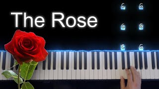 Bette Midlers The Rose Piano Tutorial Intermediate [upl. by Hemminger992]