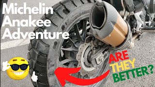 Michelin Anakee Adventure Tires on 2019 CB500X  My Experience So Far [upl. by Arahset366]