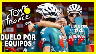 TOUR DE FRANCE 2024 Líder Pro 4 VRJUEGOS [upl. by Charles]