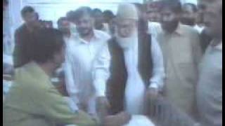 Qazi Hussain Ahmeds Visit POF Hospital after Bomb Blasts Wah Cantt [upl. by Arolf]