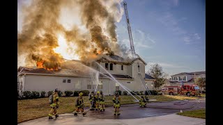 JFRD responds to a house fire with hidden fire [upl. by Niliak]