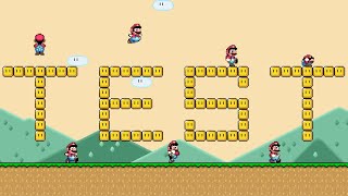 Entering the TEST LEVEL in Super Mario World 😮 [upl. by Ahsital]