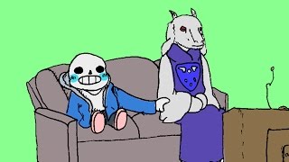 Soriel IRL Undertale Comic Dub Sans amp Toriel [upl. by Eivla]