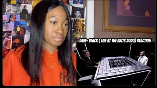 American React to Dave  Black Live at The BRITs 2020 [upl. by Adin]