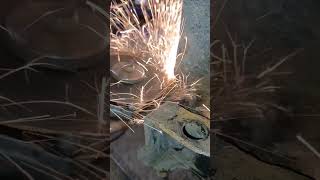 Seized bolt removal with angle grinder automobile diy anglegrinder [upl. by Ayn]