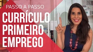 🏅Como fazer um CURRÍCULO para PRIMEIRO EMPREGO  PASSO A PASSO [upl. by Avigdor]