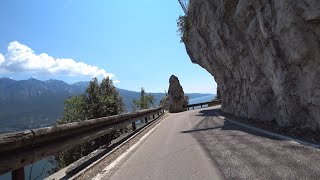 60 minutes Virtual Cycling Workout Lake Garda South Tirol Italy Ultra HD [upl. by Trin194]