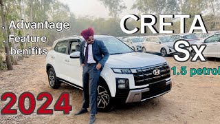 hyundai creta sx mt 2024 detail explain VFM [upl. by Easlehc]