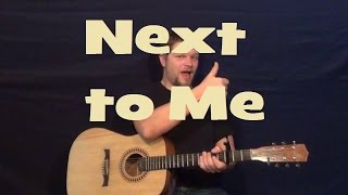 Next to Me Emeli Sande Easy Strum Guitar Lesson  Chords How to Play Tutorial Beginner [upl. by Eiramnna769]