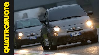 Abarth 695 Biposto Test Drive  Prova su Pista [upl. by Alleynad382]