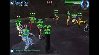 SWGOH TW First Order Captain Phasma Omicron vs Phoenix Hera Syndulla Omicron [upl. by Politi673]