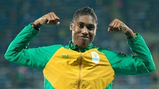 Caster Semenya wins gold in 800m final Rio Olympics 2016 [upl. by Elgna]