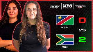 CS 2 WOMEN  Namibia vs South Africa  GROUP STAGE  IESF AFRICAN REGIONAL QUALIFIERS 2024  DAY 4 [upl. by Enneyehs]