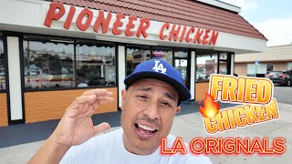 Pioneer Chicken Classic Los Angeles Restaurants Fast Food Fried Chicken Review Best of LA Food [upl. by Abey]