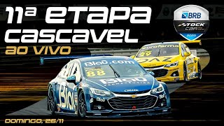 STOCK CAR 2023 AO VIVO  11ª ETAPA  CASCAVEL PR [upl. by Lesh804]