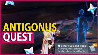 Antigonus World Quest Obtain Before Sun and Moon Book Genshin Impact 24 [upl. by Pisarik358]