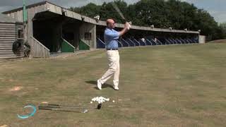 The Easiest Swing in Golf  150yd 7 iron shot [upl. by Eicnan]