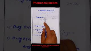 pharmacokinetics pharmacology  Drug absorption Drug distribution  Drug metabolism  excretion [upl. by Lemart]