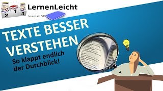 Mit diesen Tricks kannst du Texte besser verstehen sogar ohne Lerntechnik [upl. by Arlena]