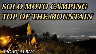 MOTO Camping Adventure  TOP OF THE MOUNTAIN [upl. by Livvyy17]