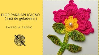 FLOR PARA APLICAÇÕES  ima de geladeira [upl. by Lesli109]