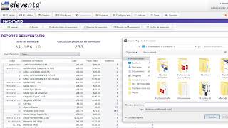 Reporte de inventarios eleventa [upl. by Mehitable]