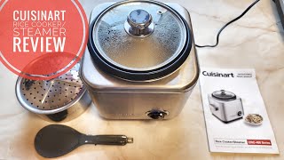 Cuisinart Rice CookerSteamer CRC400 Series Review Cuisinart ricecookers rice ricerecipe [upl. by Hoenack]