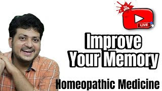 improve memory  Live Ask DR Kirti Vikram  Homeopathic Medicine  Episode 2124 230624 [upl. by Hinman]