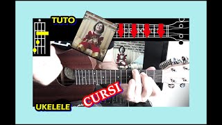 COMO Tocar 👉 CURSI de CARDELLINO UKELELE Acordes Tutorial FACIL acompañamiento [upl. by Enilrac654]