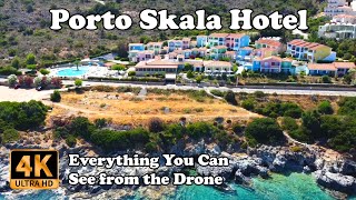 Hotel Porto Skala Village Kefalonia Cephalonia from Drone in 4K [upl. by Spence]