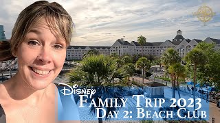 Disneys Beach Club Room Tour and Swimming Fun at Stormalong Bay [upl. by Bean]