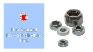 TSC 4 Selfclinching Nuts  Top screw Metal Corp [upl. by Head]