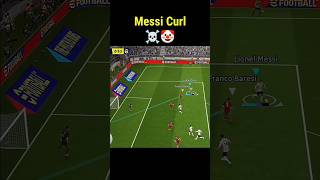 Messi Advance Curl ☠️ in efootball 2025 efootball eFootball2025 eFootball2024 shorts pes [upl. by Mckay114]