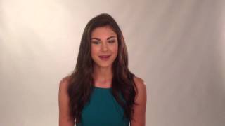 Louisiana  Katherine Haik OFFICIAL 2015 MISS TEEN USA CONTESTANT INTERVIEW [upl. by Akinahs]